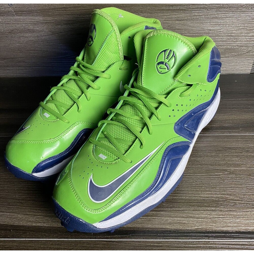 Nike Zoom‎ NFL Football Cleats|534773-329 Seattle Seahawks Team Colors| Size 16